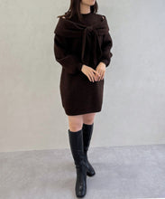 画像をギャラリービューアに読み込む, 【予約販売/11月下旬発売予定】リボンモチーフミニワンピース/TT547414