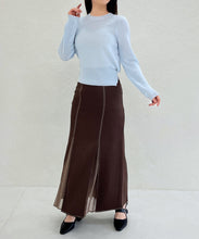 画像をギャラリービューアに読み込む, 【一部店舗限定】リボン付きフェミニンクルーネックニット/TT658305