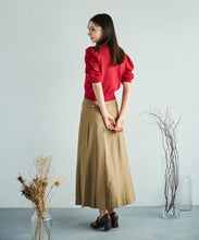 画像をギャラリービューアに読み込む, セミフレアプリーツスカート /TT537201