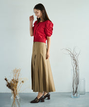 画像をギャラリービューアに読み込む, シャーリングスリーブラメカーディガン/TT538401