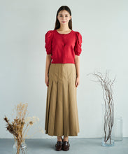 画像をギャラリービューアに読み込む, セミフレアプリーツスカート /TT537201