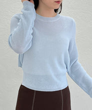画像をギャラリービューアに読み込む, 【一部店舗限定】リボン付きフェミニンクルーネックニット/TT658305
