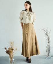 画像をギャラリービューアに読み込む, シャーリングシアーボウタイブラウス/TT538106