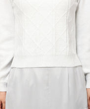 画像をギャラリービューアに読み込む, フラッフィーラメジャガードオフタートルニット/MM348304