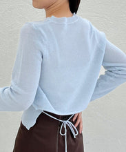 画像をギャラリービューアに読み込む, 【一部店舗限定】リボン付きフェミニンクルーネックニット/TT658305