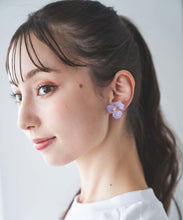 画像をギャラリービューアに読み込む, クリアカラーフラワーイヤリング/TT519406