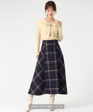 画像をギャラリービューアに読み込む, ロービングチェックAラインミディスカート/MM547215
