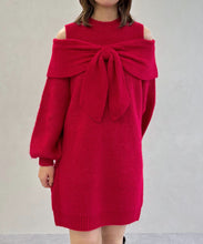 画像をギャラリービューアに読み込む, 【予約販売/11月下旬発売予定】リボンモチーフミニワンピース/TT547414