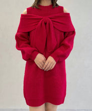 画像をギャラリービューアに読み込む, 【予約販売/11月下旬発売予定】リボンモチーフミニワンピース/TT547414