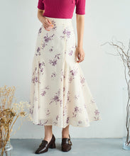 画像をギャラリービューアに読み込む, フラワー柄シアースカート/TT537203