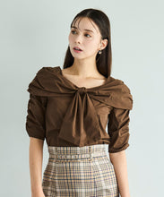 画像をギャラリービューアに読み込む, オフショルリボンブラウス/TT538105