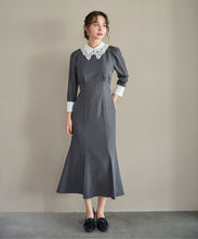 画像をギャラリービューアに読み込む, カフス付きマーメイドワンピース/TT537411