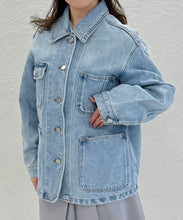 画像をギャラリービューアに読み込む, 【一部店舗限定】コンパクトデニムジャケット/MM658601