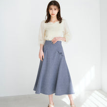 画像をギャラリービューアに読み込む, フラップ付きAラインスカート/MM417222