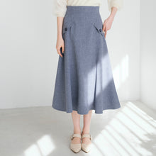 画像をギャラリービューアに読み込む, フラップ付きAラインスカート/MM417222