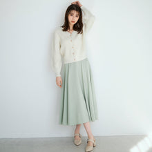 画像をギャラリービューアに読み込む, バイカラーステッチフレアスカート/MM417212