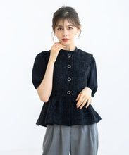 画像をギャラリービューアに読み込む, ツイードペプラムジレ/MM438504