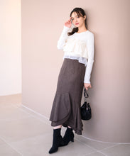 画像をギャラリービューアに読み込む, ジャガードフリルニット/MM438308