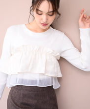 画像をギャラリービューアに読み込む, ジャガードフリルニット/MM438308