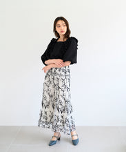 画像をギャラリービューアに読み込む, モール刺繍チュールスカート/MM437209