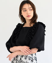 画像をギャラリービューアに読み込む, ショルダーフリルブラウス/MM43811