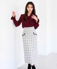 画像をギャラリービューアに読み込む, ラメツイードタイトスカート/MM447201