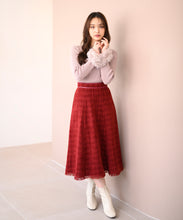 画像をギャラリービューアに読み込む, ツイードフレアスカート/MM447202