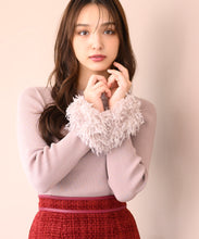 画像をギャラリービューアに読み込む, フェザー袖リブニット/MM438309