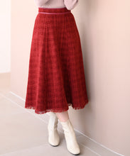 画像をギャラリービューアに読み込む, ツイードフレアスカート/MM447202