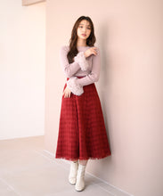 画像をギャラリービューアに読み込む, ツイードフレアスカート/MM447202