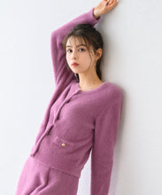 画像をギャラリービューアに読み込む, シャギー金釦カーディガン/MM448401