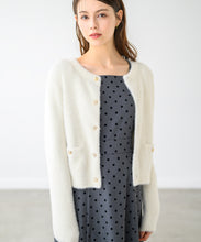 画像をギャラリービューアに読み込む, シャギー金釦カーディガン/MM448401