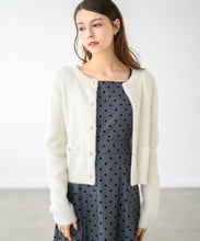画像をギャラリービューアに読み込む, シャギー金釦カーディガン/MM448401