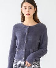画像をギャラリービューアに読み込む, シャギー金釦カーディガン/MM448401