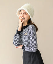 画像をギャラリービューアに読み込む, ブローチ付きカラーニット/MM448321