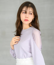 画像をギャラリービューアに読み込む, 肩シアーニット/MM448317