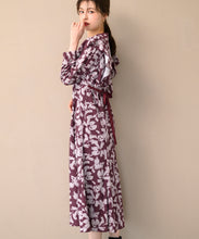 画像をギャラリービューアに読み込む, バイカラーフラワーワンピース/MM447411