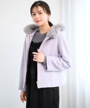 画像をギャラリービューアに読み込む, フードファー付きショートコート/MM448603