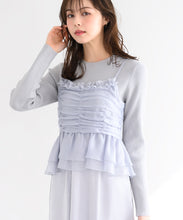 画像をギャラリービューアに読み込む, キャミ付きドッキングワンピース/MM447420