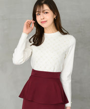 画像をギャラリービューアに読み込む, ラメジャガードハイネックニット/MM448315
