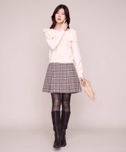 画像をギャラリービューアに読み込む, 【予約販売/10月上旬入荷予定】ツイードチェックアソートタックミニスカート/MM647202