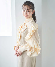 画像をギャラリービューアに読み込む, フリルスリーブボウタイブラウス/TT518101