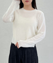 画像をギャラリービューアに読み込む, 【一部店舗限定】リボン付きフェミニンクルーネックニット/TT658305