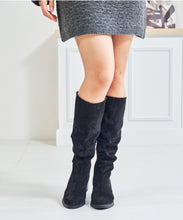 画像をギャラリービューアに読み込む, スエードルーズフィットロングブーツ/57508