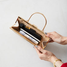 画像をギャラリービューアに読み込む, ラインストーンメタルハンドルバッグ/MOB009