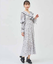 画像をギャラリービューアに読み込む, フラワープリントフリルワンピース/TT517404