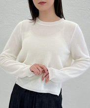 画像をギャラリービューアに読み込む, 【一部店舗限定】リボン付きフェミニンクルーネックニット/TT658305