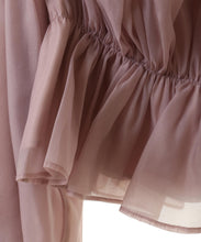 画像をギャラリービューアに読み込む, ラインストーンオフショルオーガンブラウス/TT518105