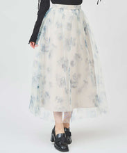 画像をギャラリービューアに読み込む, フラワープリントチュールスカート/TT517203