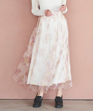 画像をギャラリービューアに読み込む, フラワープリントチュールスカート/TT517203